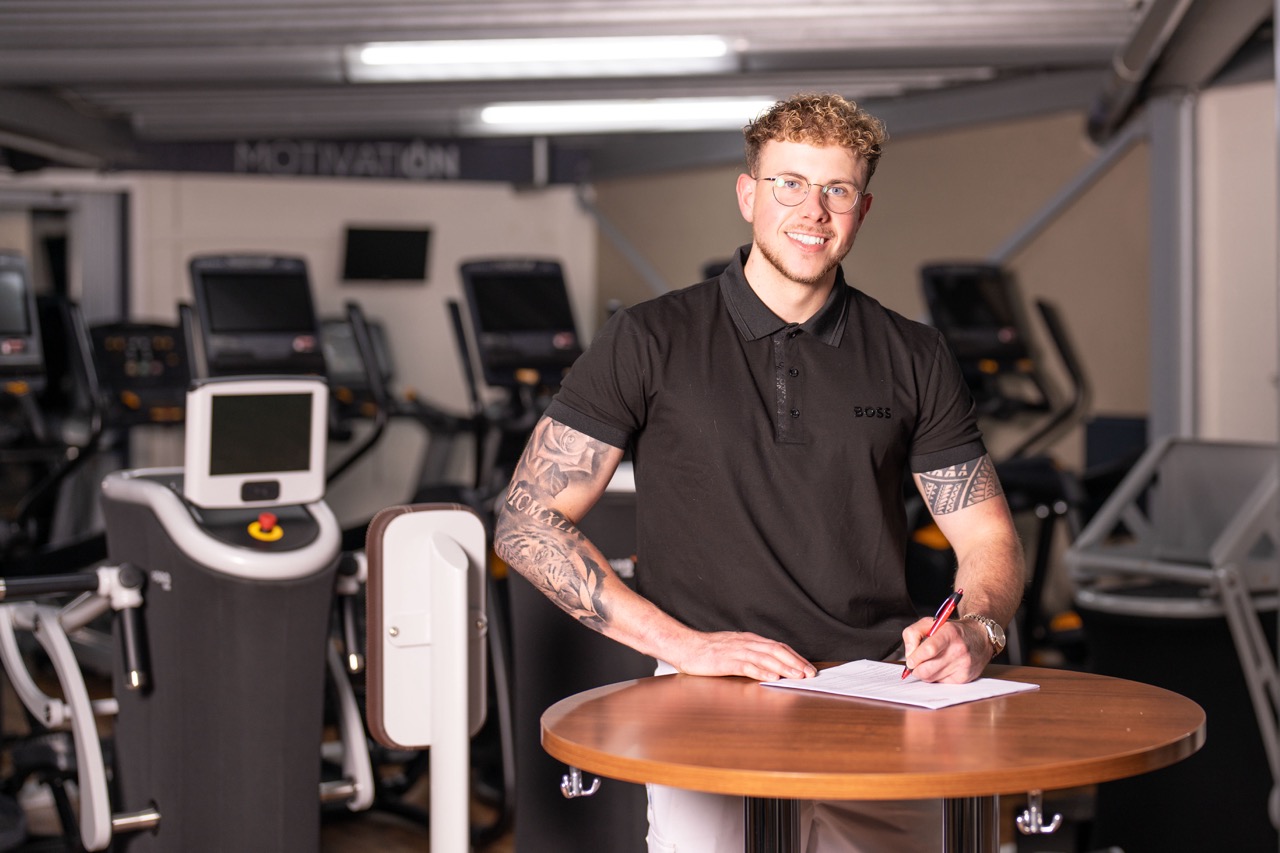 David Renken in seinem Coaching-Raum